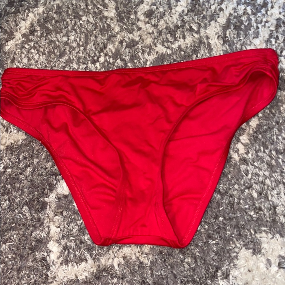 red bikini bottoms